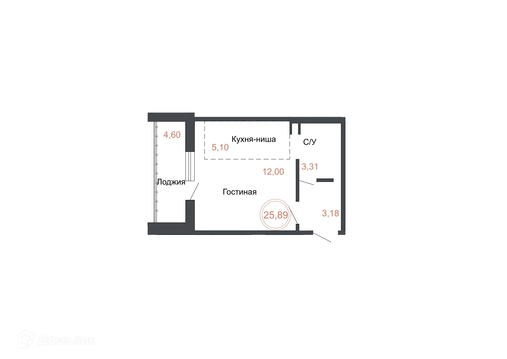 Фото квартиры в ЖК Симфония