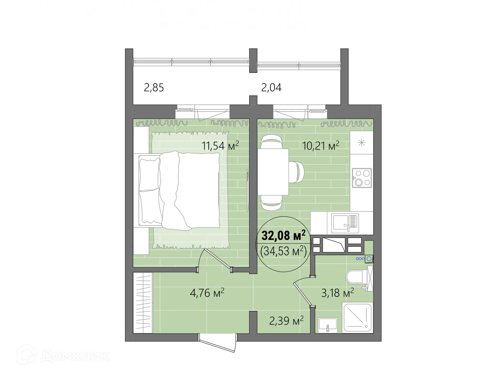 Фото квартиры в ЖК Манхэттен