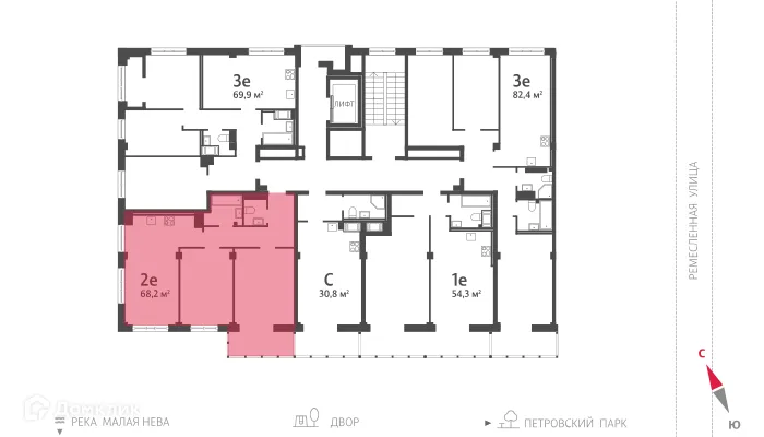 Фото квартиры в ЖК "Neva Residence (Нева Резиденс)"