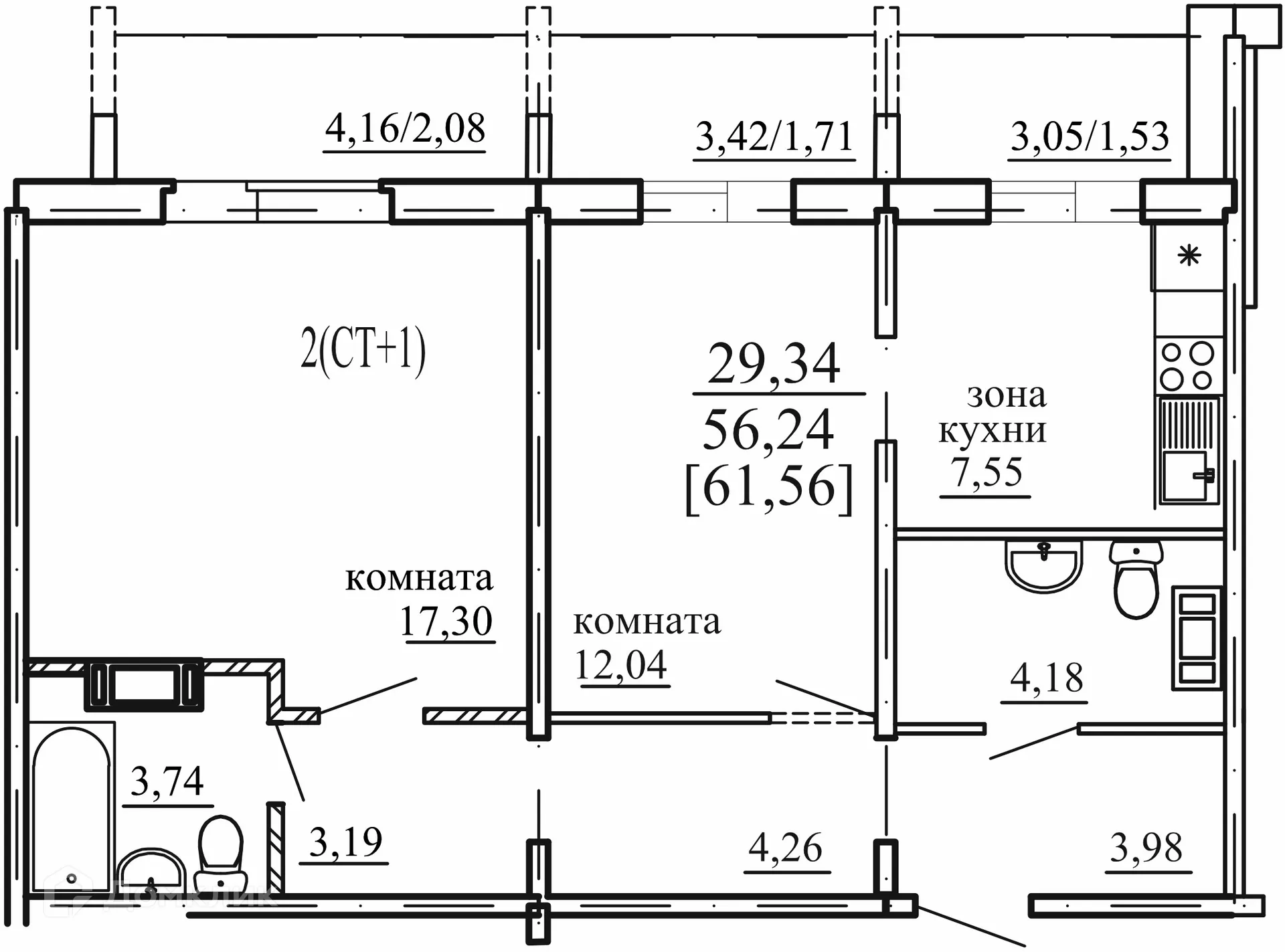 Фото квартиры в ЖК Хорошее решение