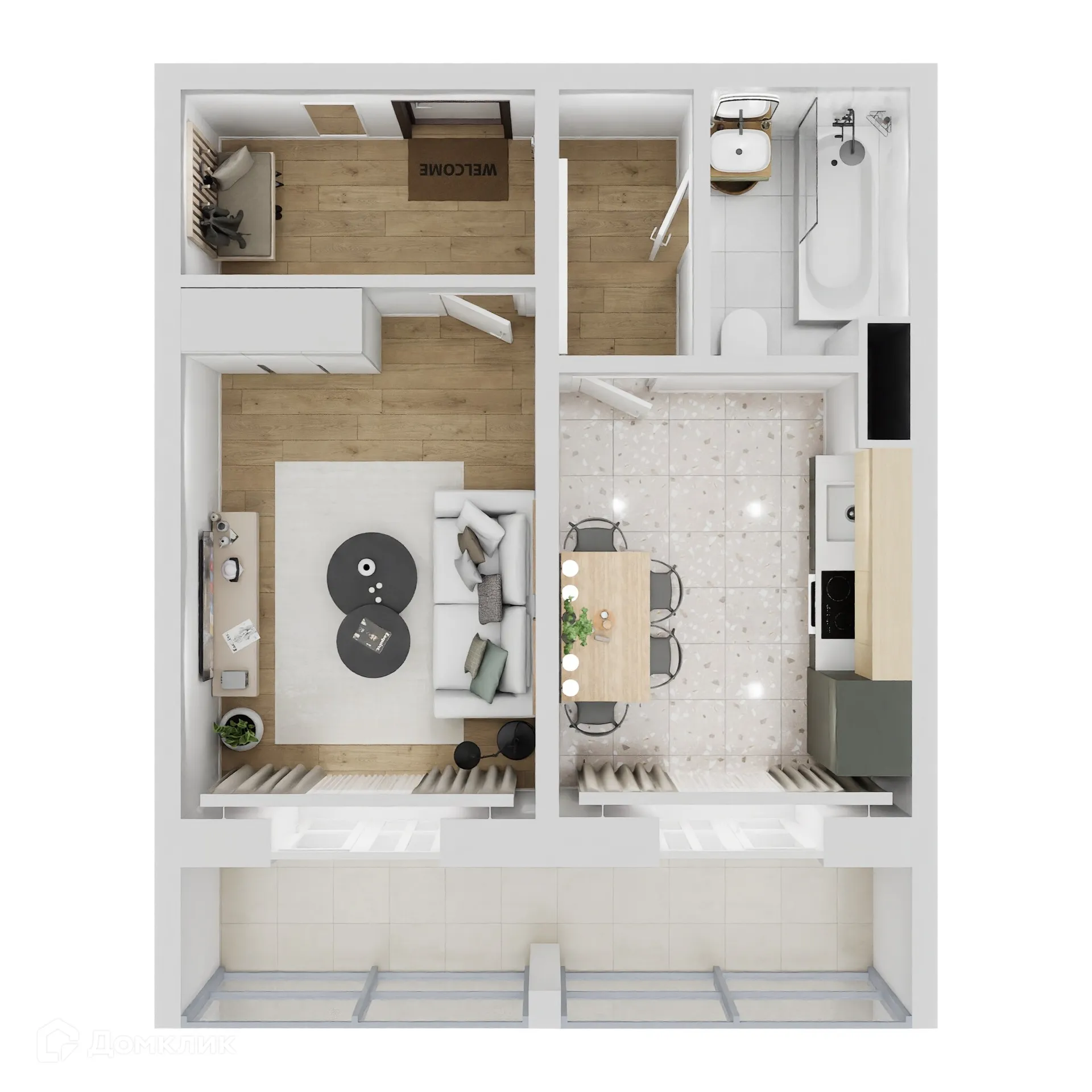 Фото квартиры в ЖК Хорошее решение