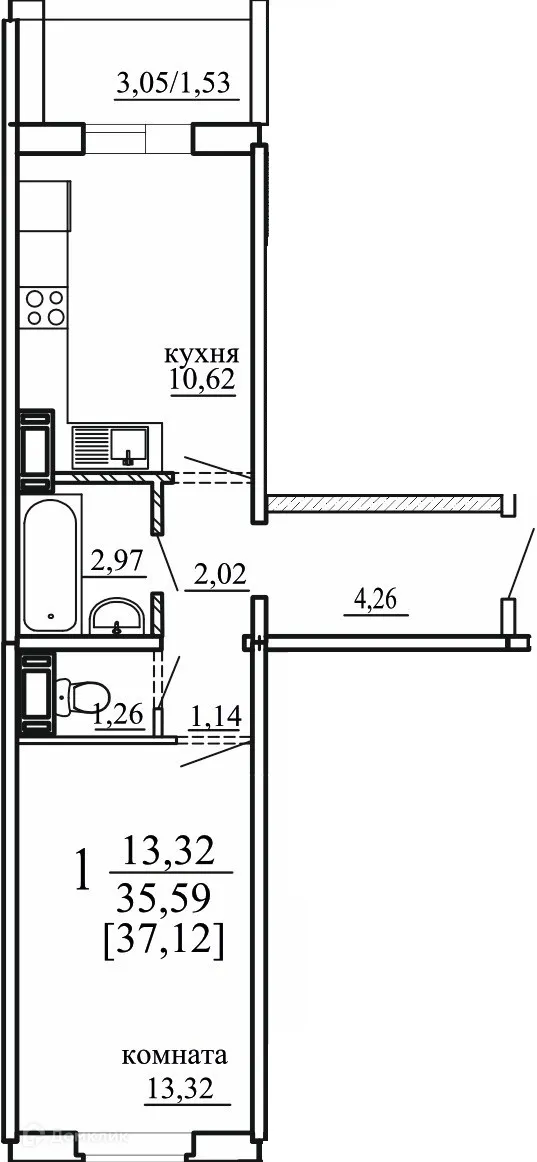 Фото квартиры в ЖК Хорошее решение