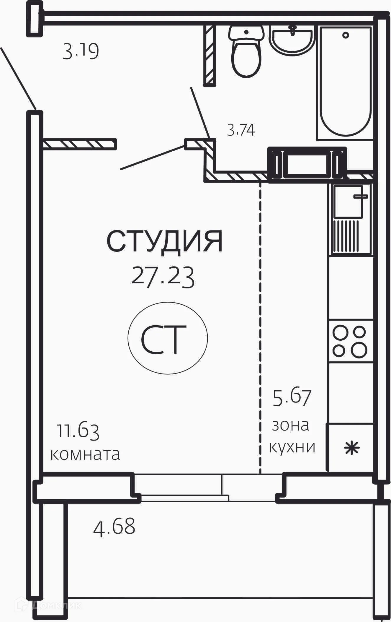 Фото квартиры в ЖК Хорошее решение