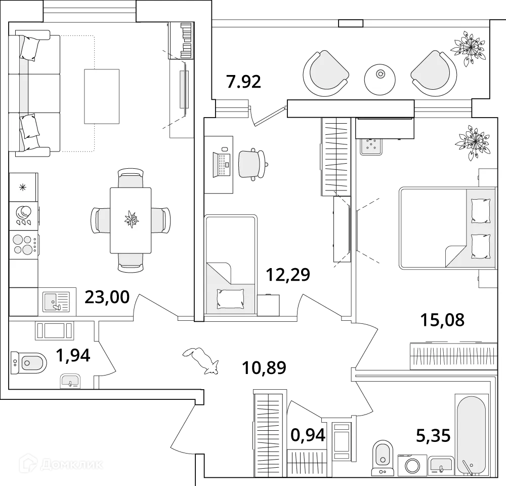 Фото квартиры в ЖК "Cube (Кьюб)"