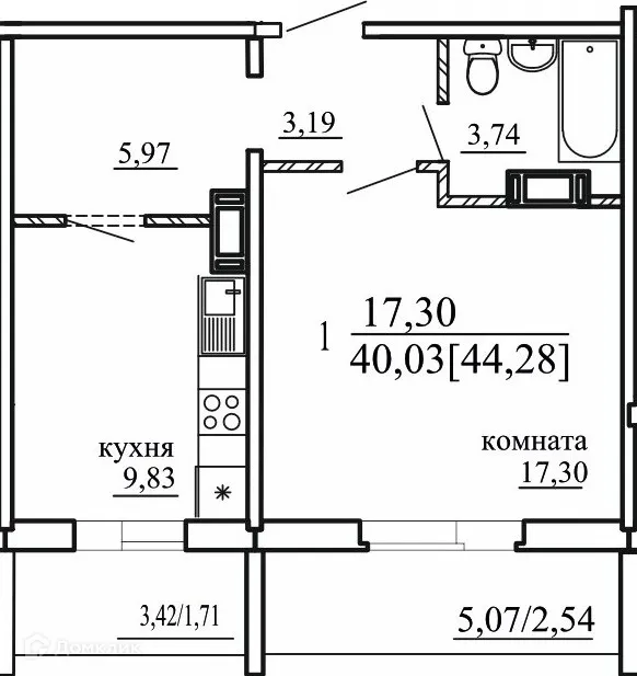 Фото квартиры в ЖК Хорошее решение