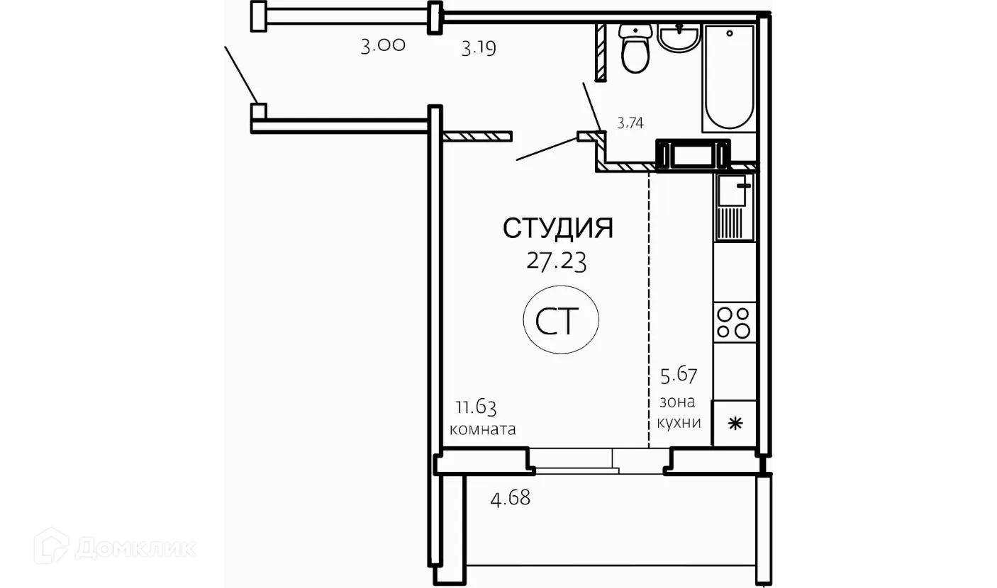 Фото квартиры в ЖК Хорошее решение