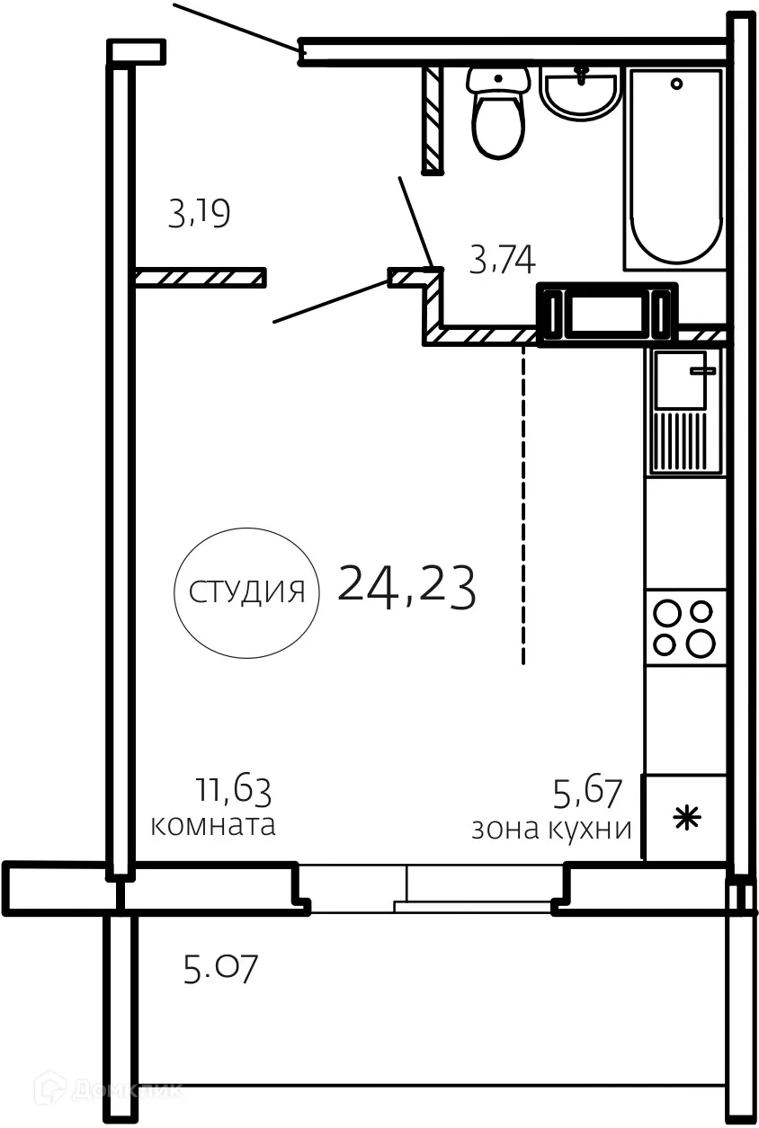 Фото квартиры в ЖК Хорошее решение