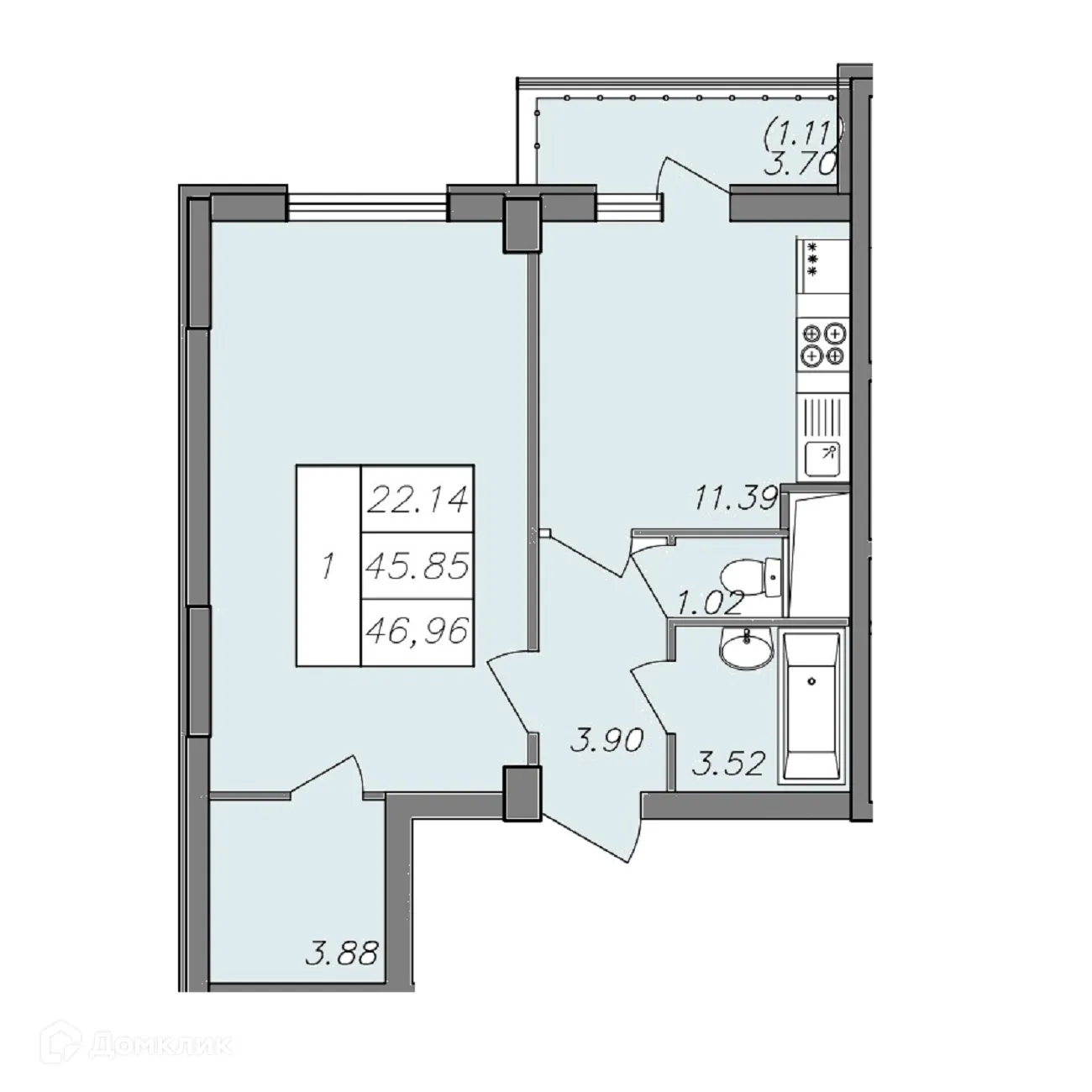 Фото квартиры в ЖК СВОЙ ДОМ