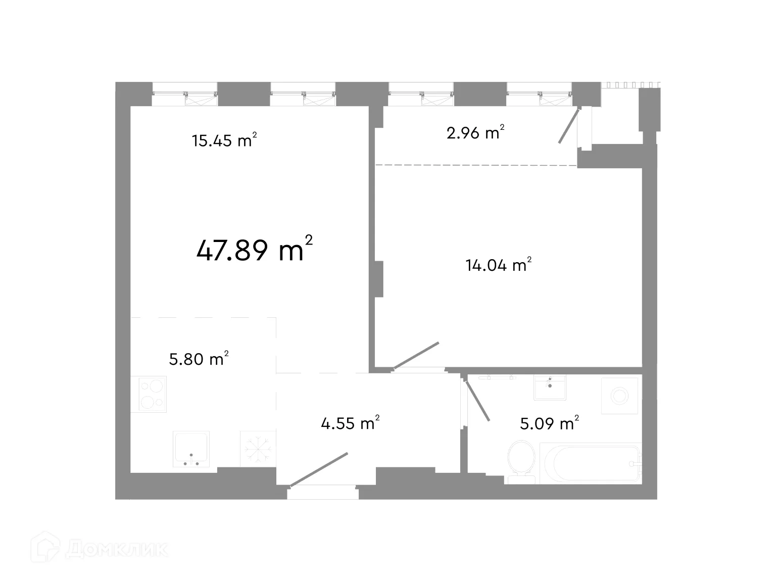 Фото квартиры в ЖК НИКС Про на Лесопарковой