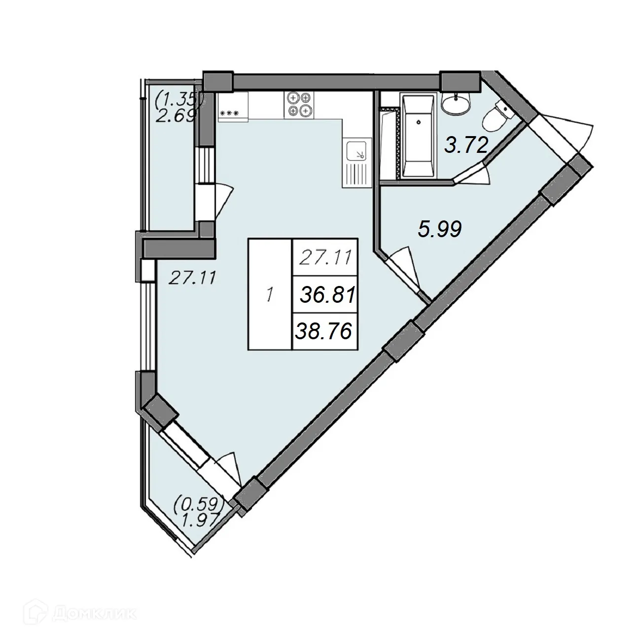 Фото квартиры в ЖК СВОЙ ДОМ