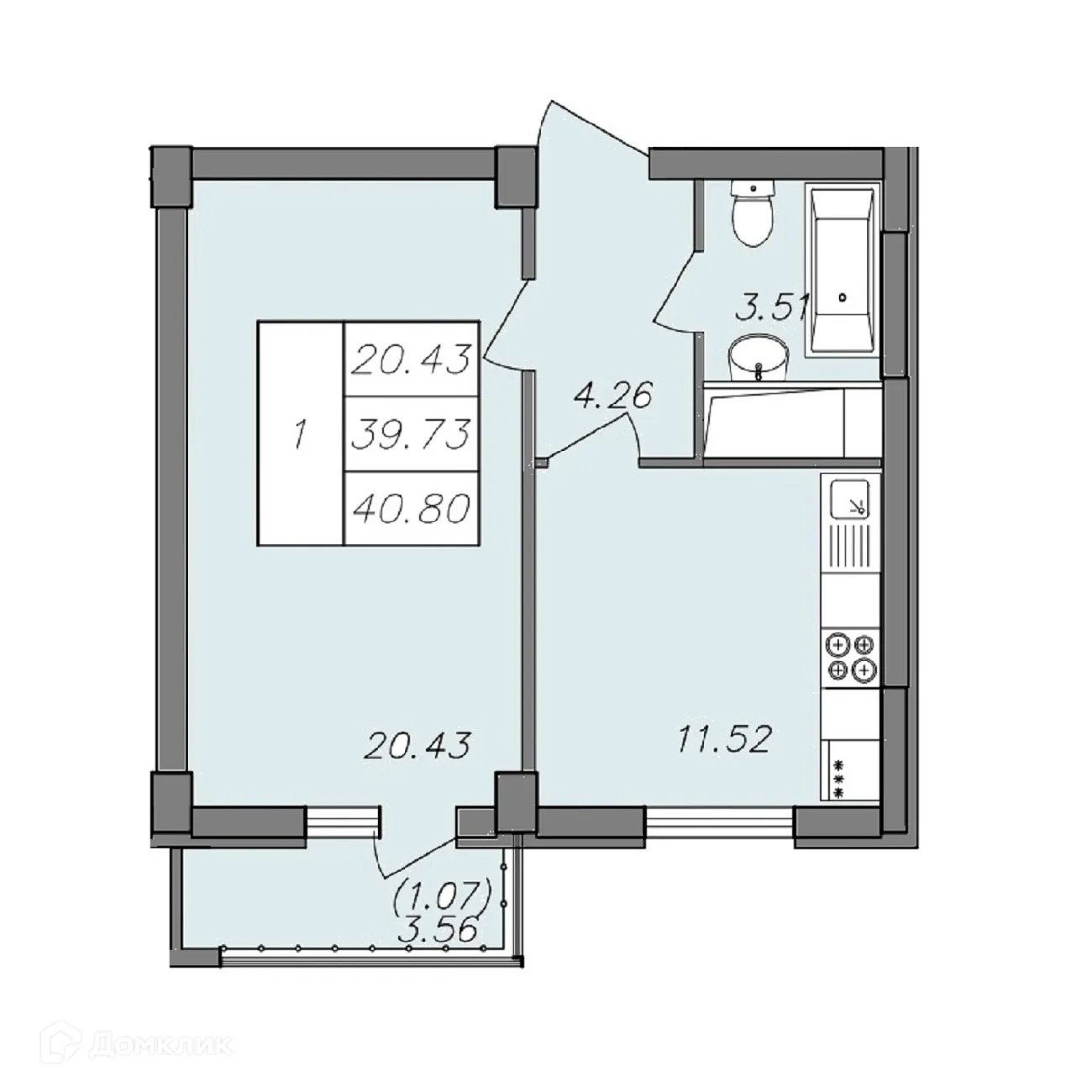 Фото квартиры в ЖК СВОЙ ДОМ