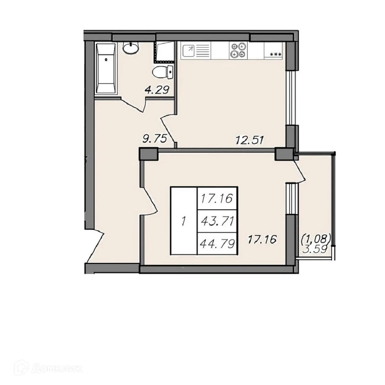 Фото квартиры в ЖК СВОЙ ДОМ