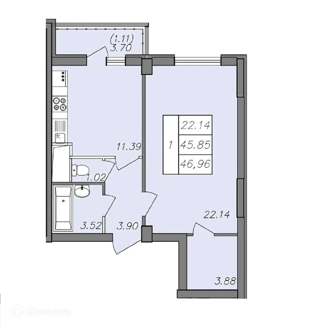 Фото квартиры в ЖК СВОЙ ДОМ