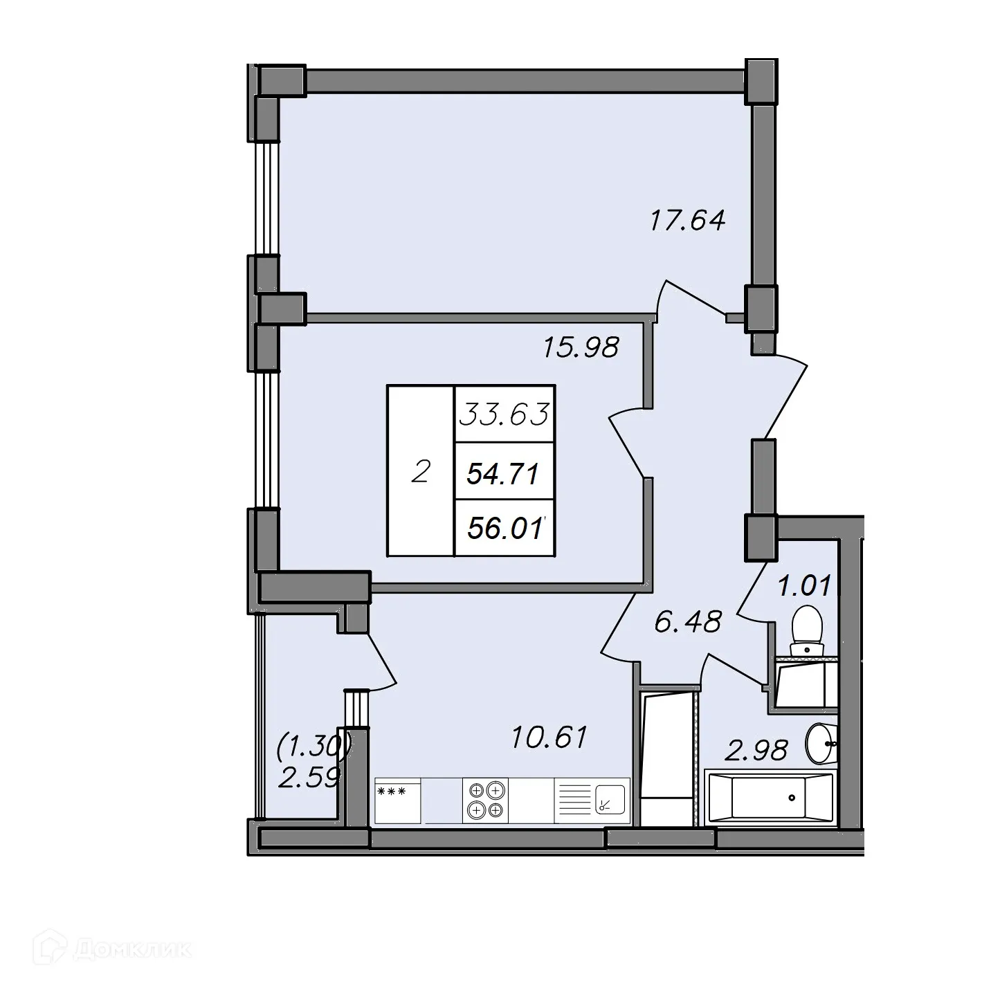Фото квартиры в ЖК СВОЙ ДОМ