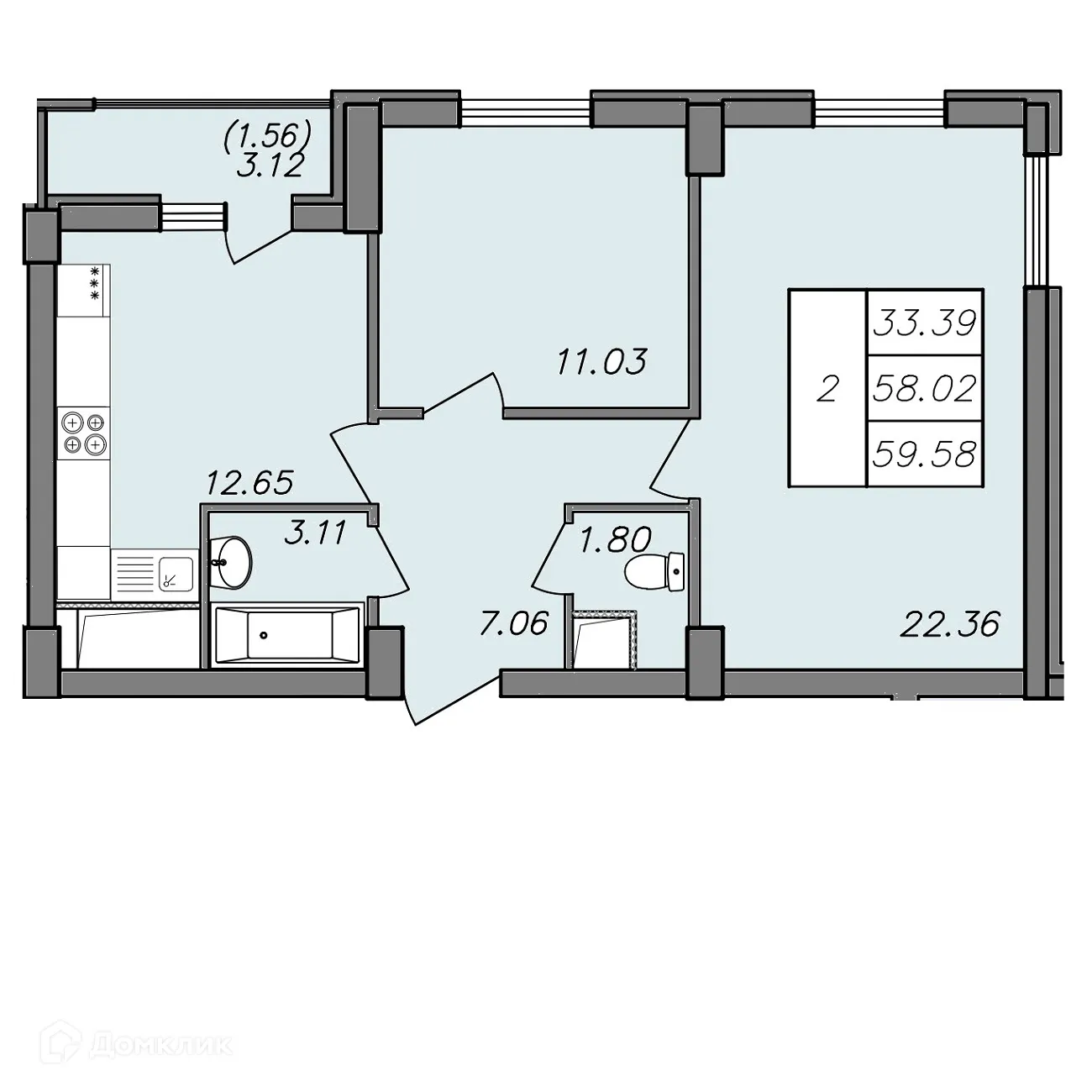 Фото квартиры в ЖК СВОЙ ДОМ