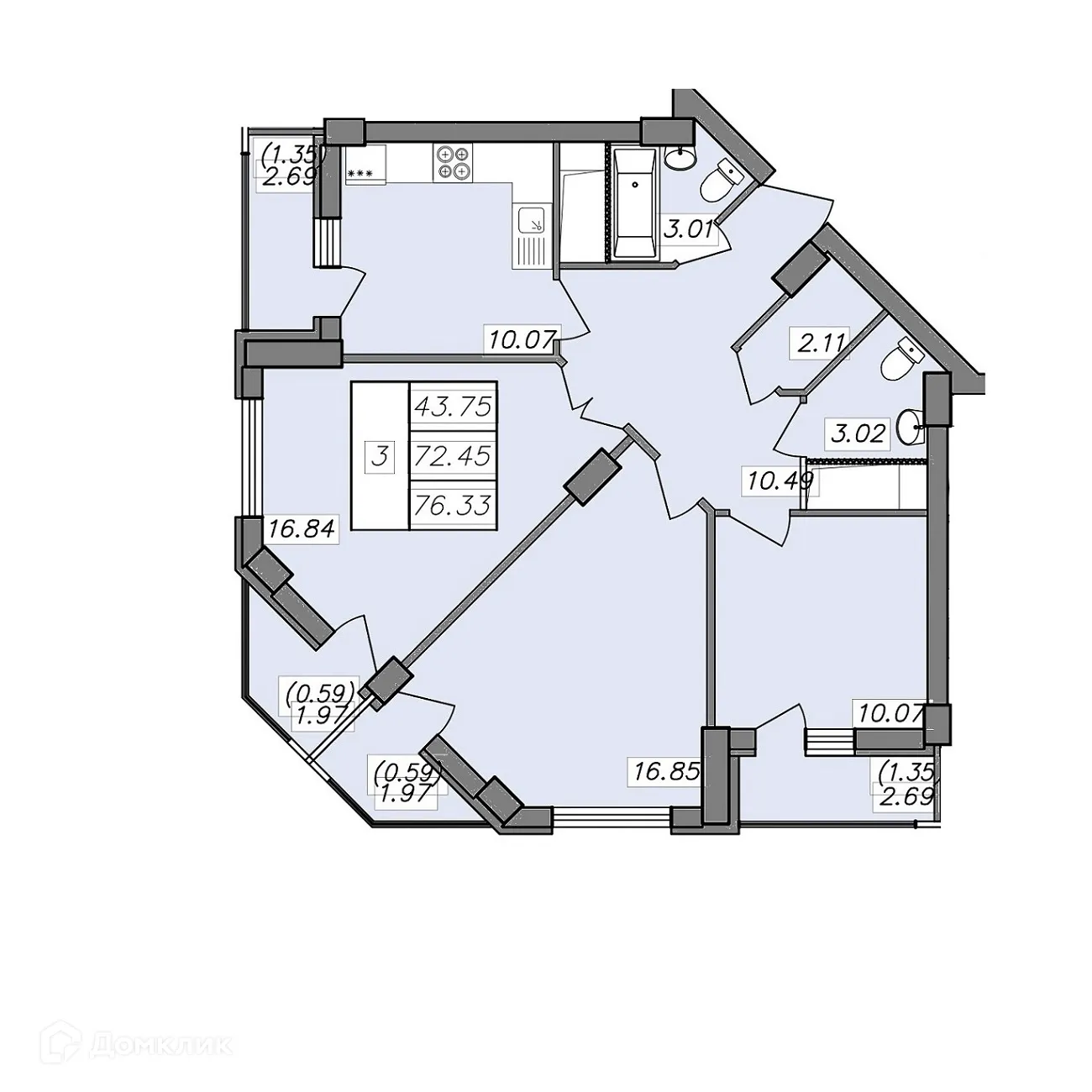 Фото квартиры в ЖК СВОЙ ДОМ