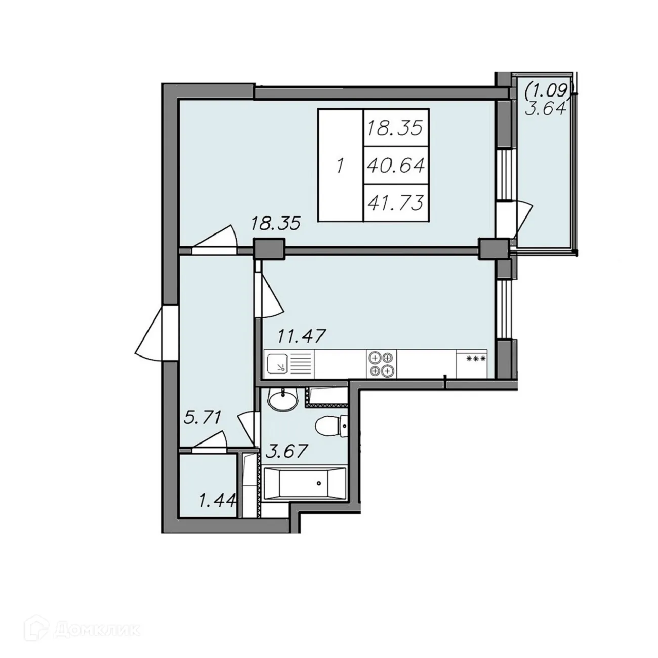 Фото квартиры в ЖК СВОЙ ДОМ