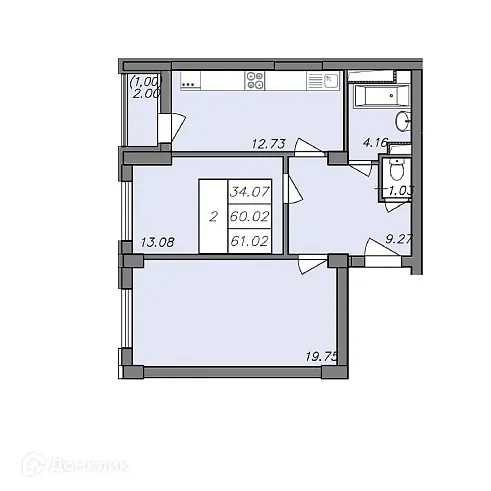 Фото квартиры в ЖК СВОЙ ДОМ