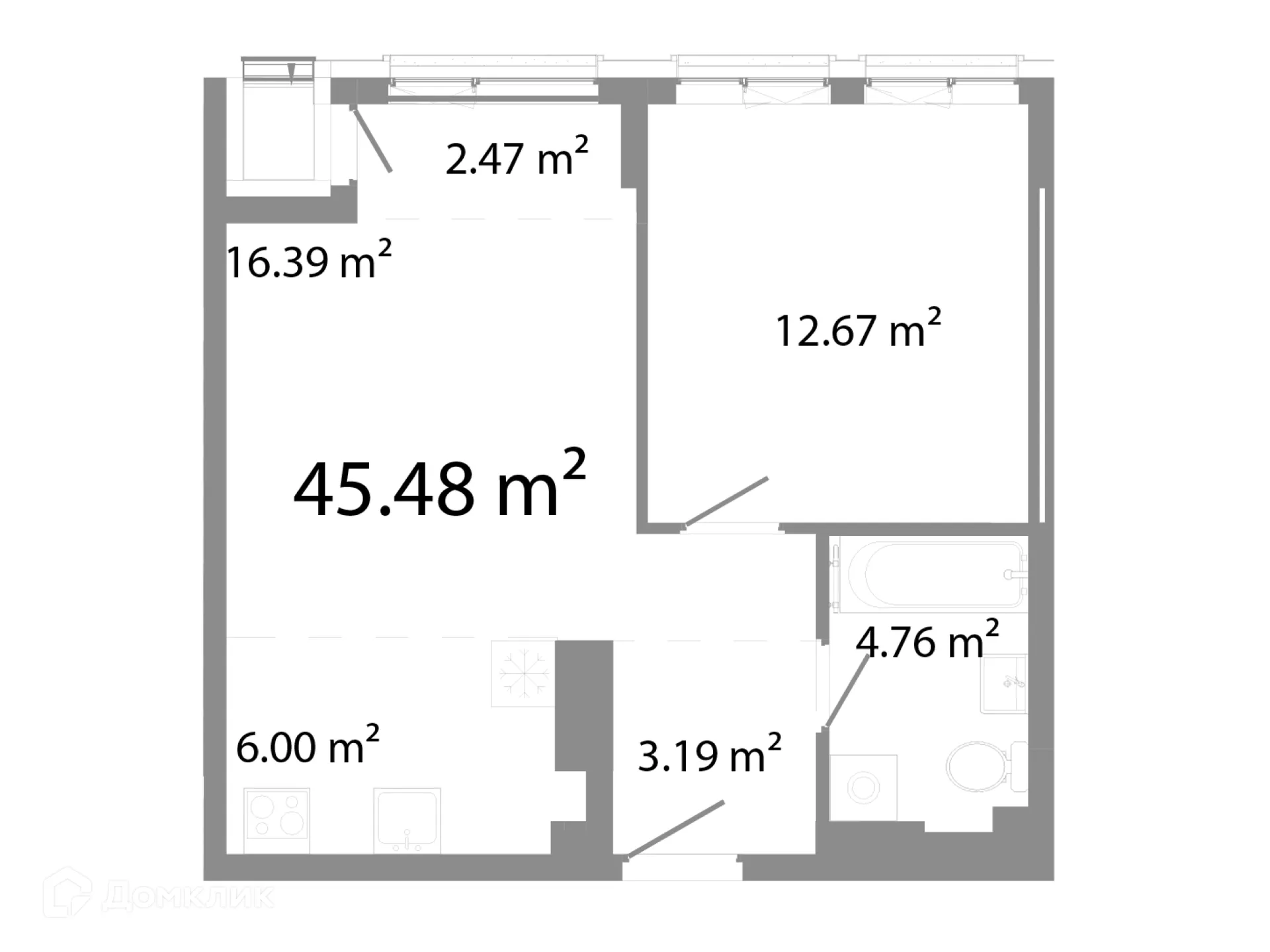 Фото квартиры в ЖК НИКС Про на Лесопарковой