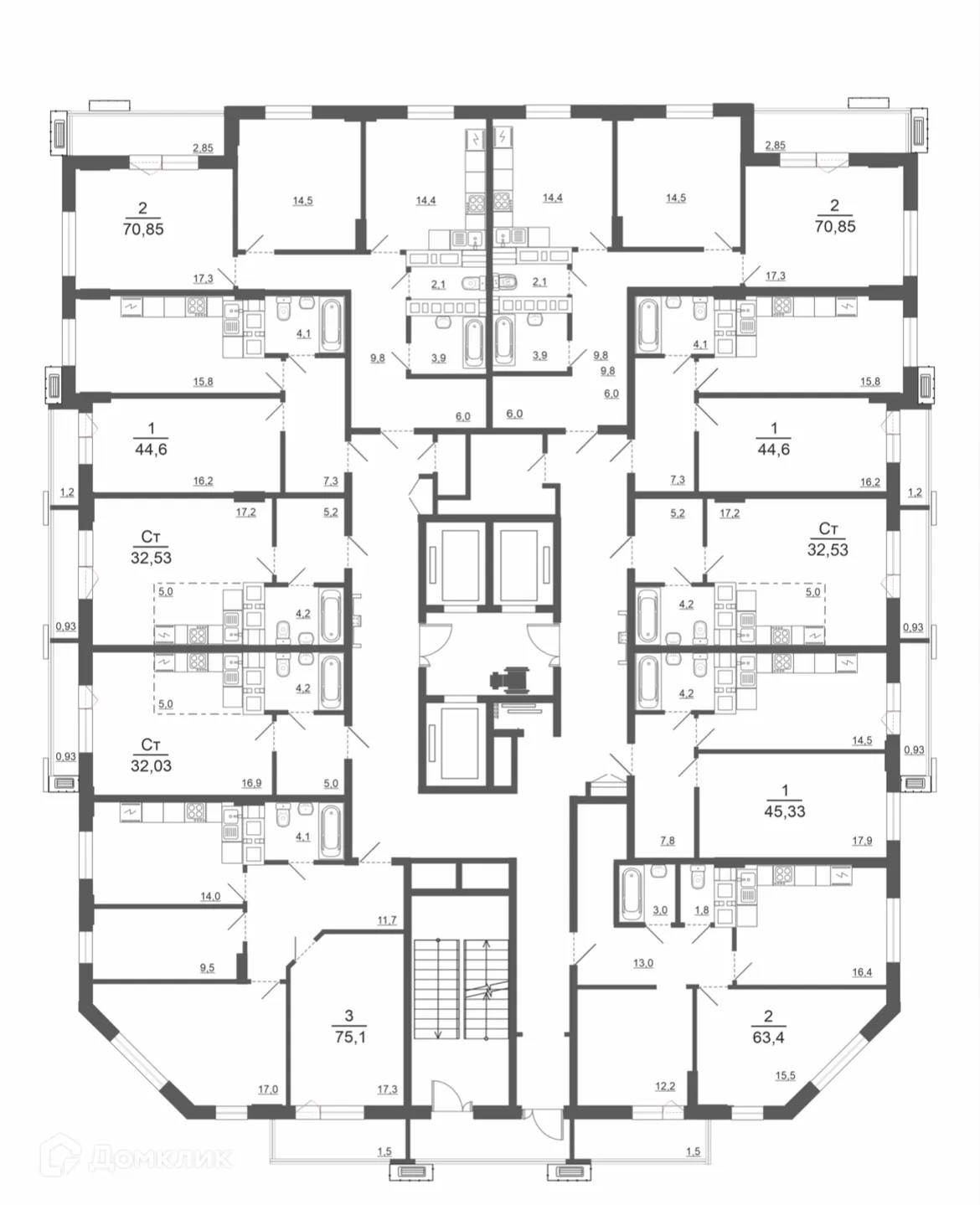 Фото квартиры в ЖК Спортивный