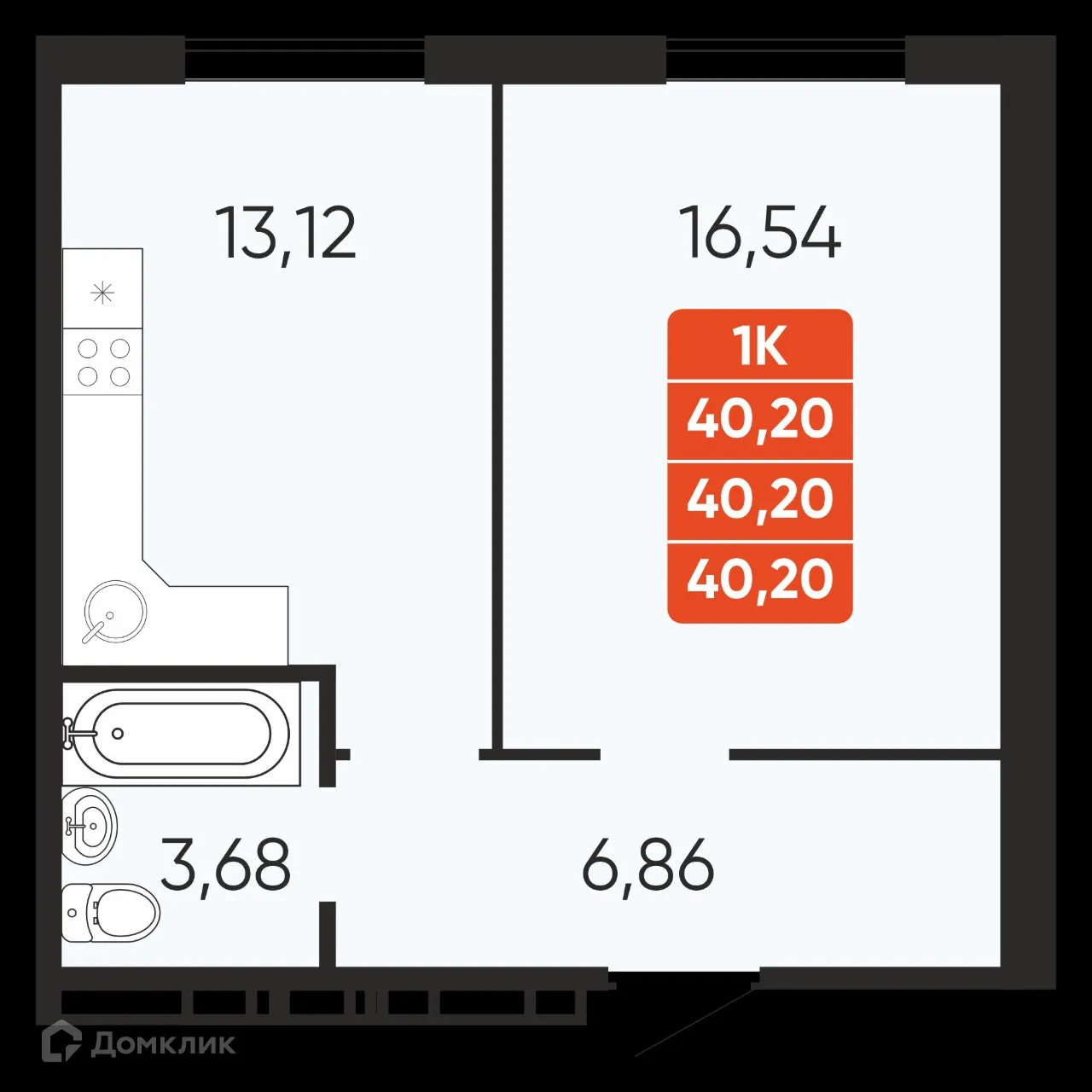 Фото квартиры в ЖК Motive (Мотив)