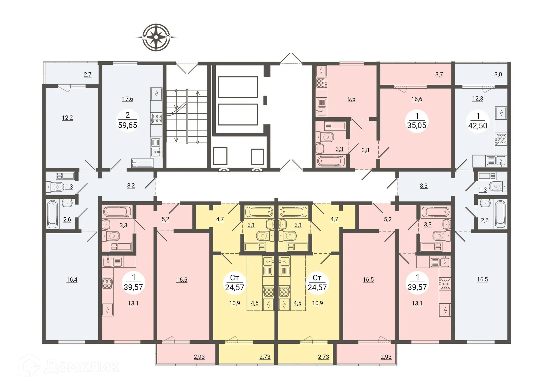 Фото квартиры в ЖК "АКАДЕМ Riverside (АКАДЕМ Риверсайд)"