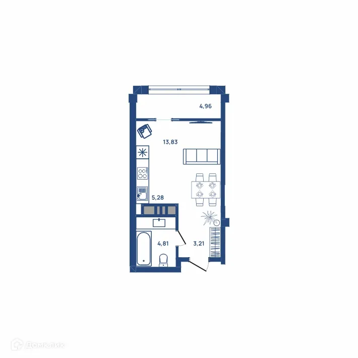 Фото квартиры в ЖК Западный Луч