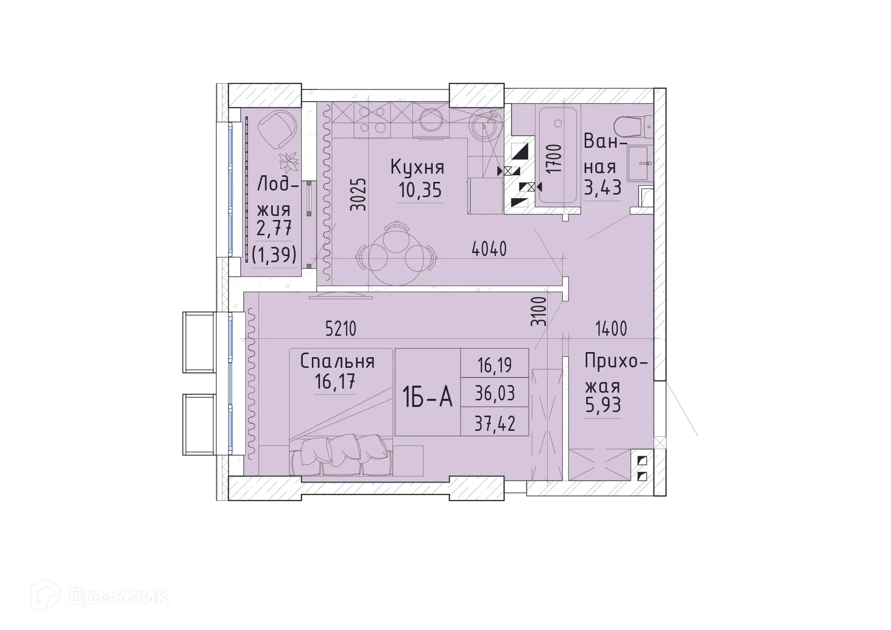 Фото квартиры в ЖК Орион