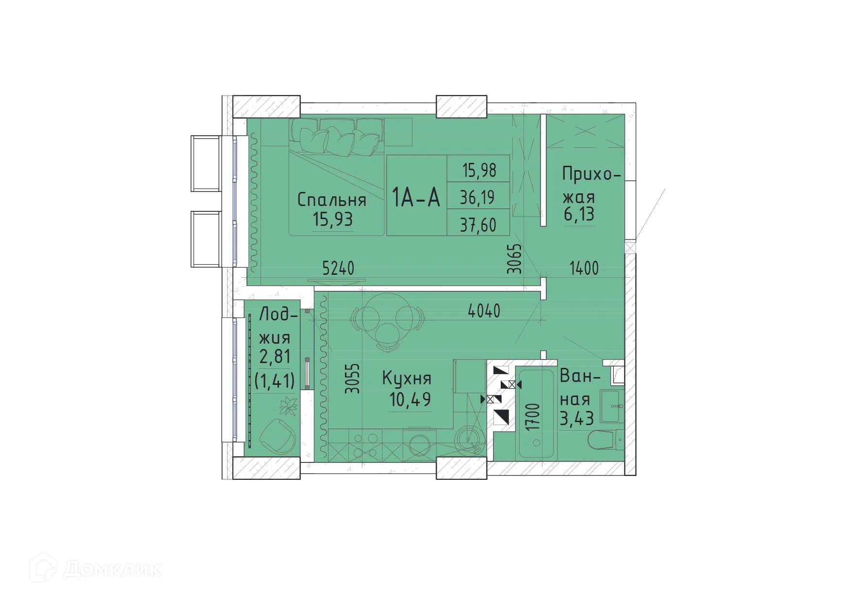 Фото квартиры в ЖК Орион