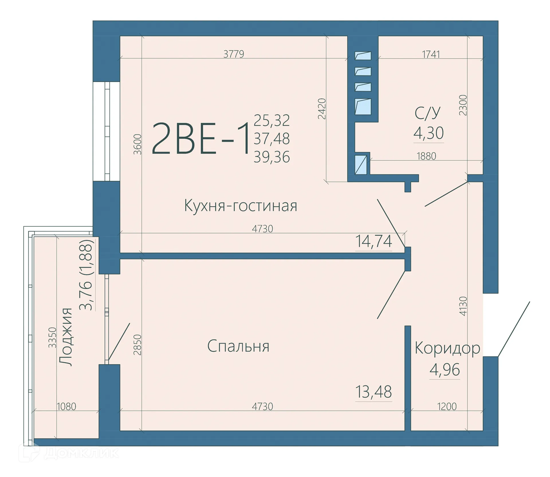Фото квартиры в ЖК Наследие
