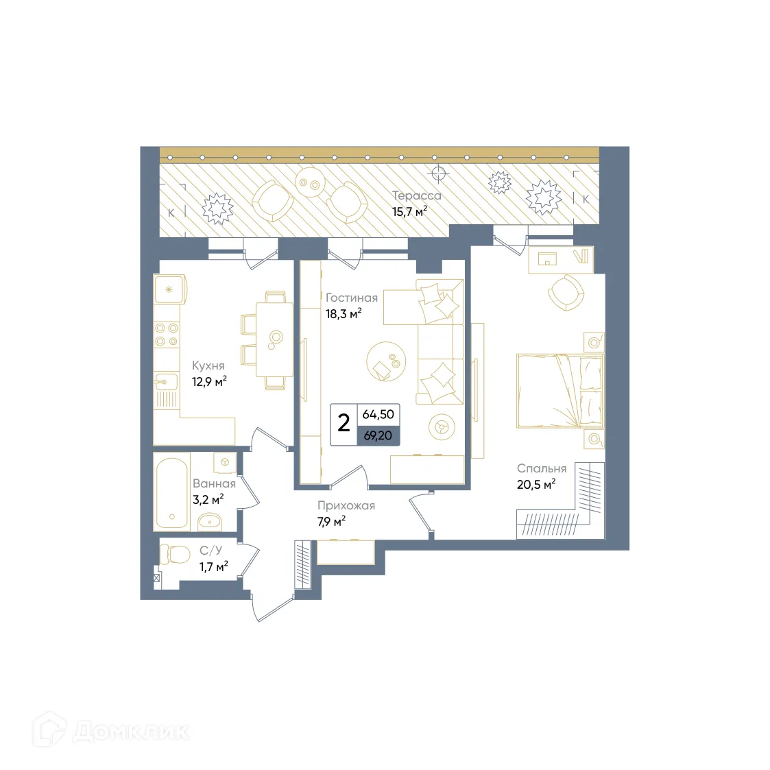 Фото квартиры в ЖК TIMES