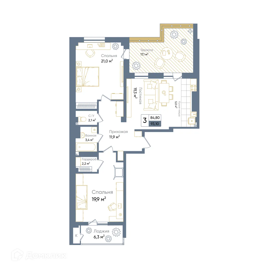 Фото квартиры в ЖК TIMES