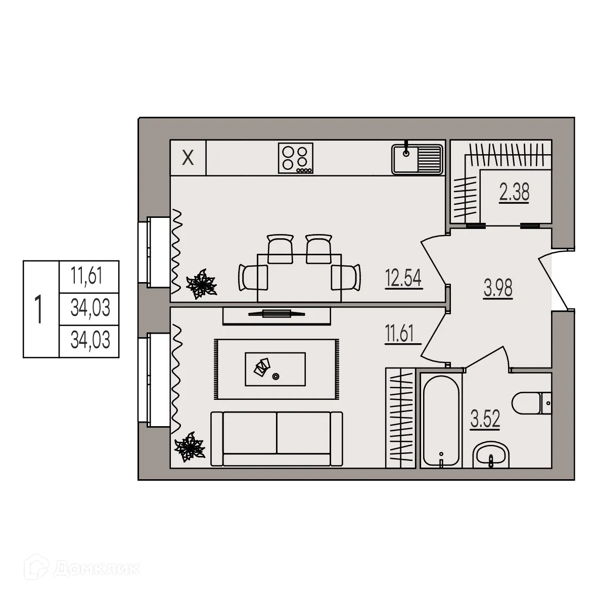 Фото квартиры в ЖК Герои