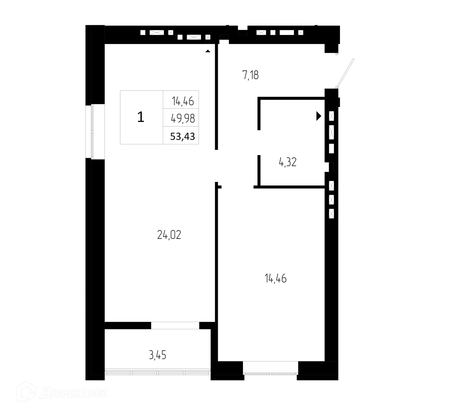 Фото квартиры в ЖК ОНЕГИН