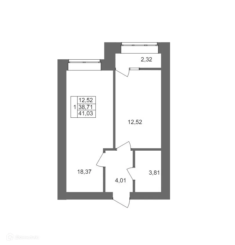 Фото квартиры в ЖК Клубный дом на Жукова