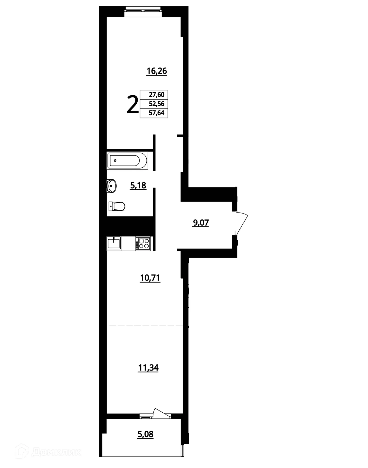 Фото квартиры в ЖК "Графит"
