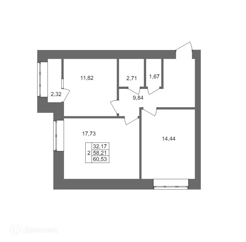 Фото квартиры в ЖК Клубный дом на Жукова