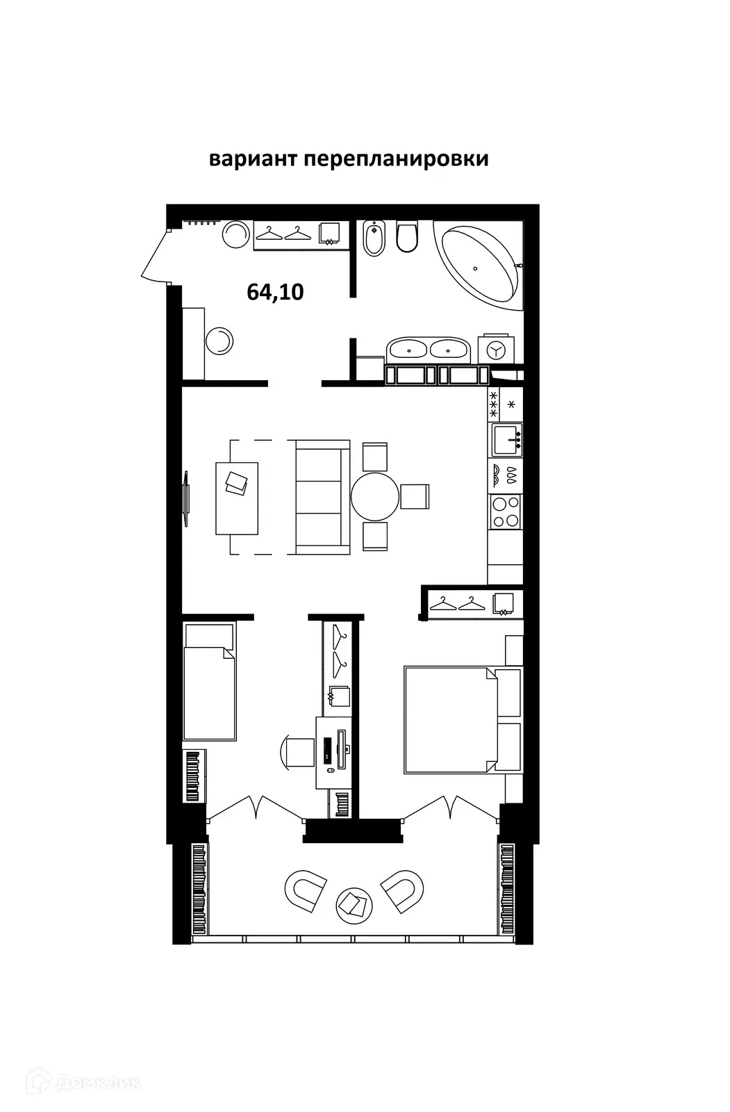 Фото квартиры в ЖК ГАЛАКТИКА