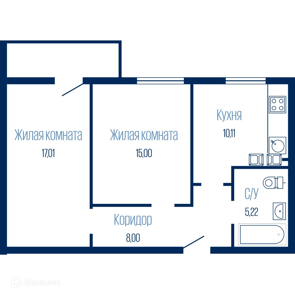 Фото квартиры в ЖК Крылья