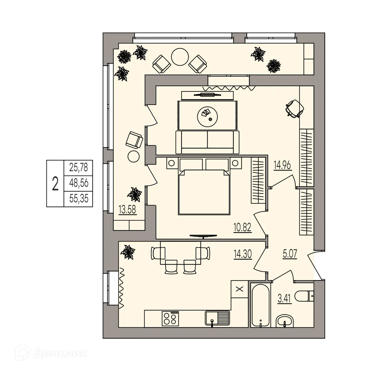 Фото квартиры в ЖК Герои