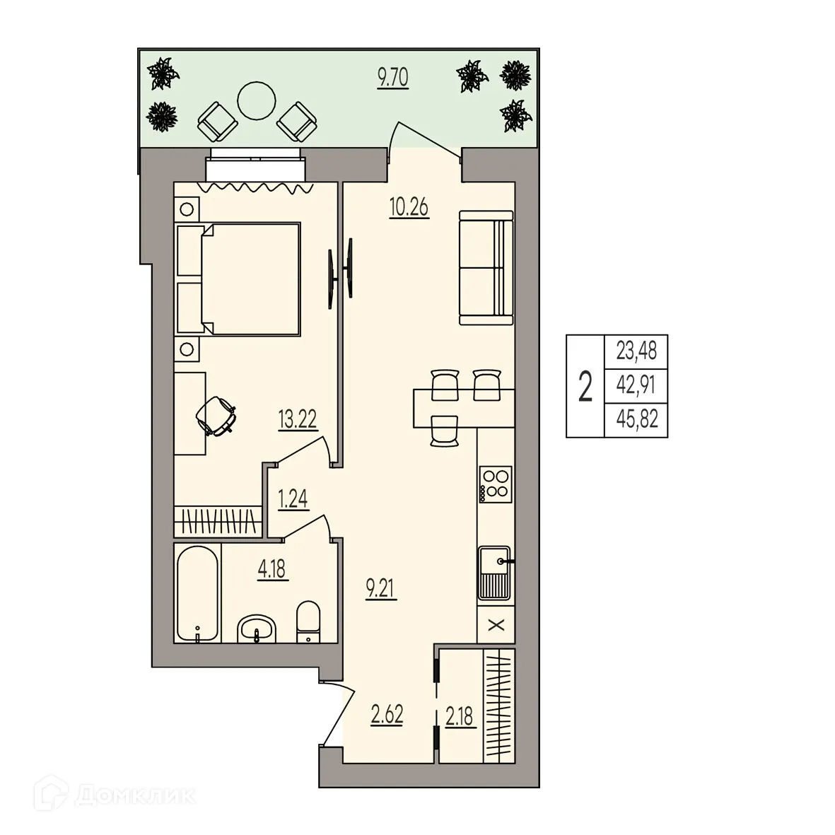 Фото квартиры в ЖК Герои