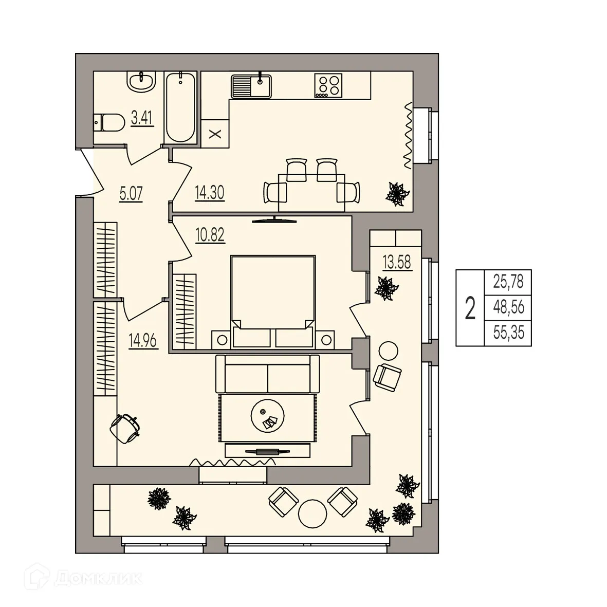 Фото квартиры в ЖК Герои