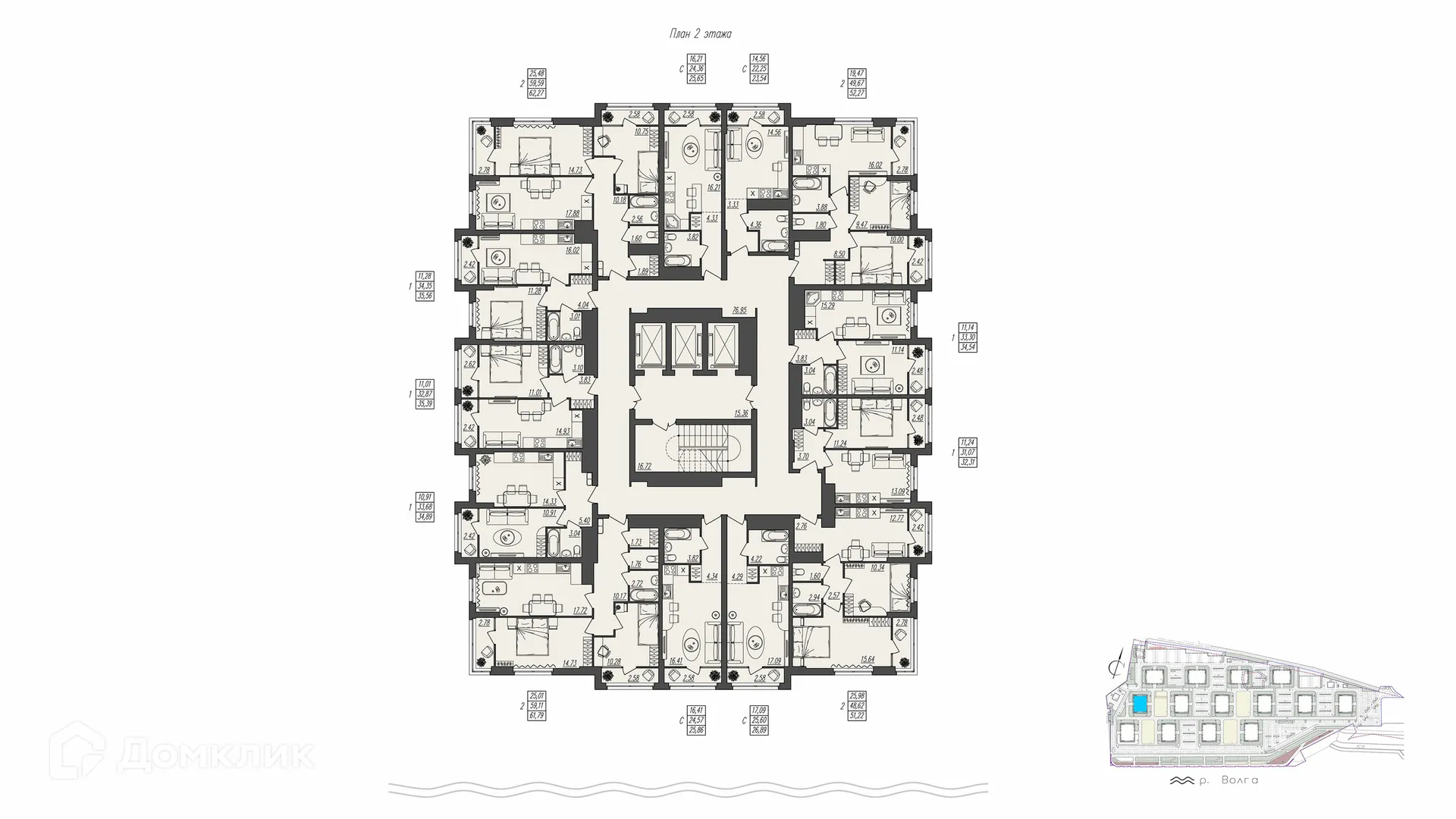 Фото квартиры в ЖК БЕРЕГ ВОЛГИ