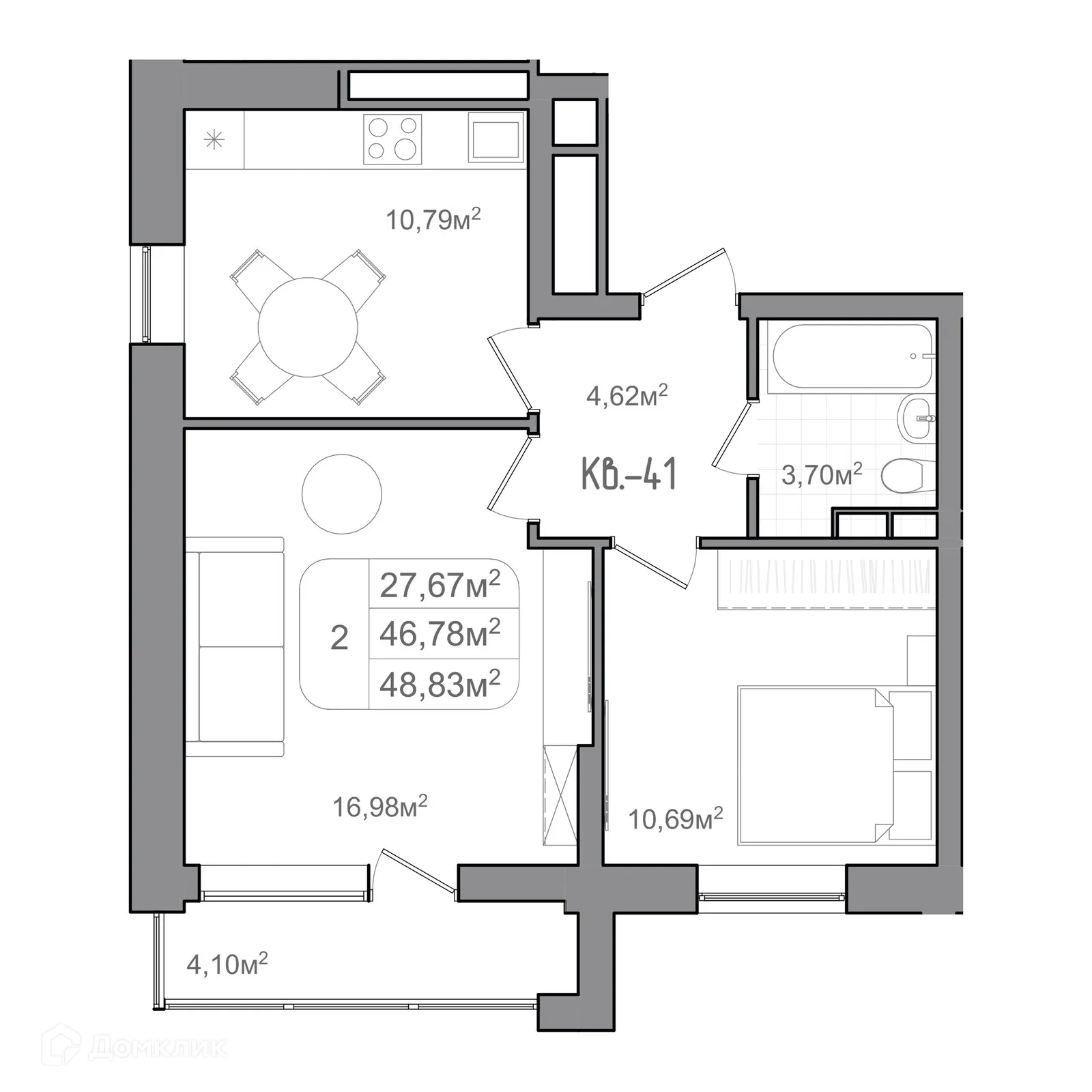Фото квартиры в ЖК ФАКУЛЬТЕТ