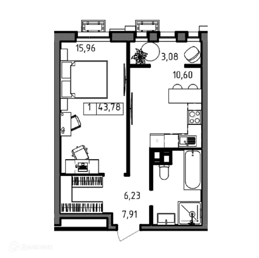 Фото квартиры в ЖК ОМЕГА