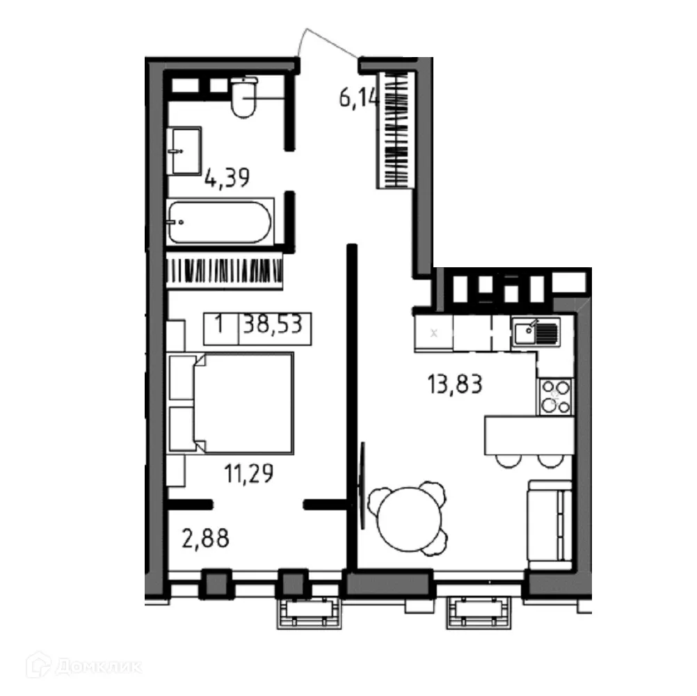 Фото квартиры в ЖК ОМЕГА