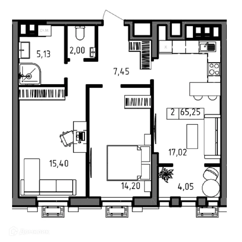 Фото квартиры в ЖК ОМЕГА