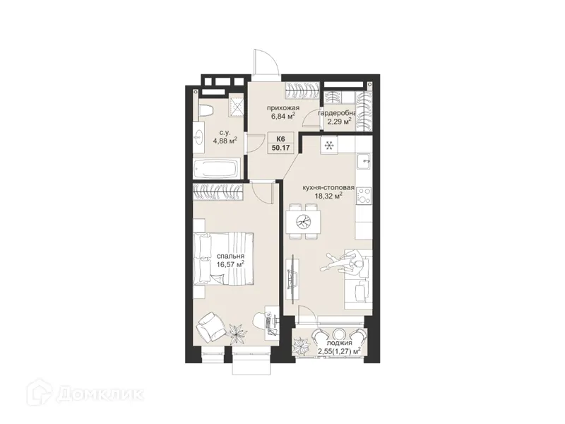 Фото квартиры в ЖК Резиденция МОН на Чернышевского