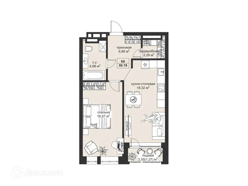 Фото квартиры в ЖК Резиденция МОН на Чернышевского