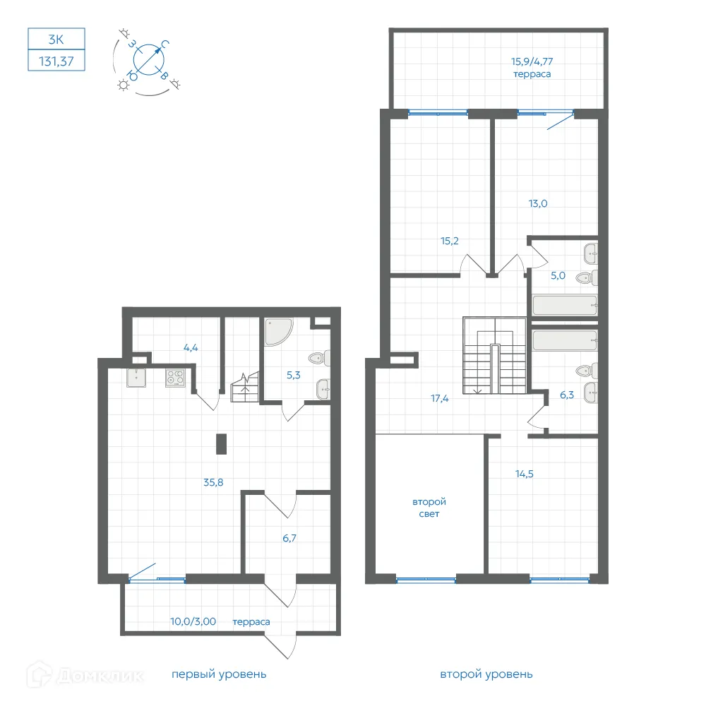 Фото квартиры в ЖК Квартал "Клевер"